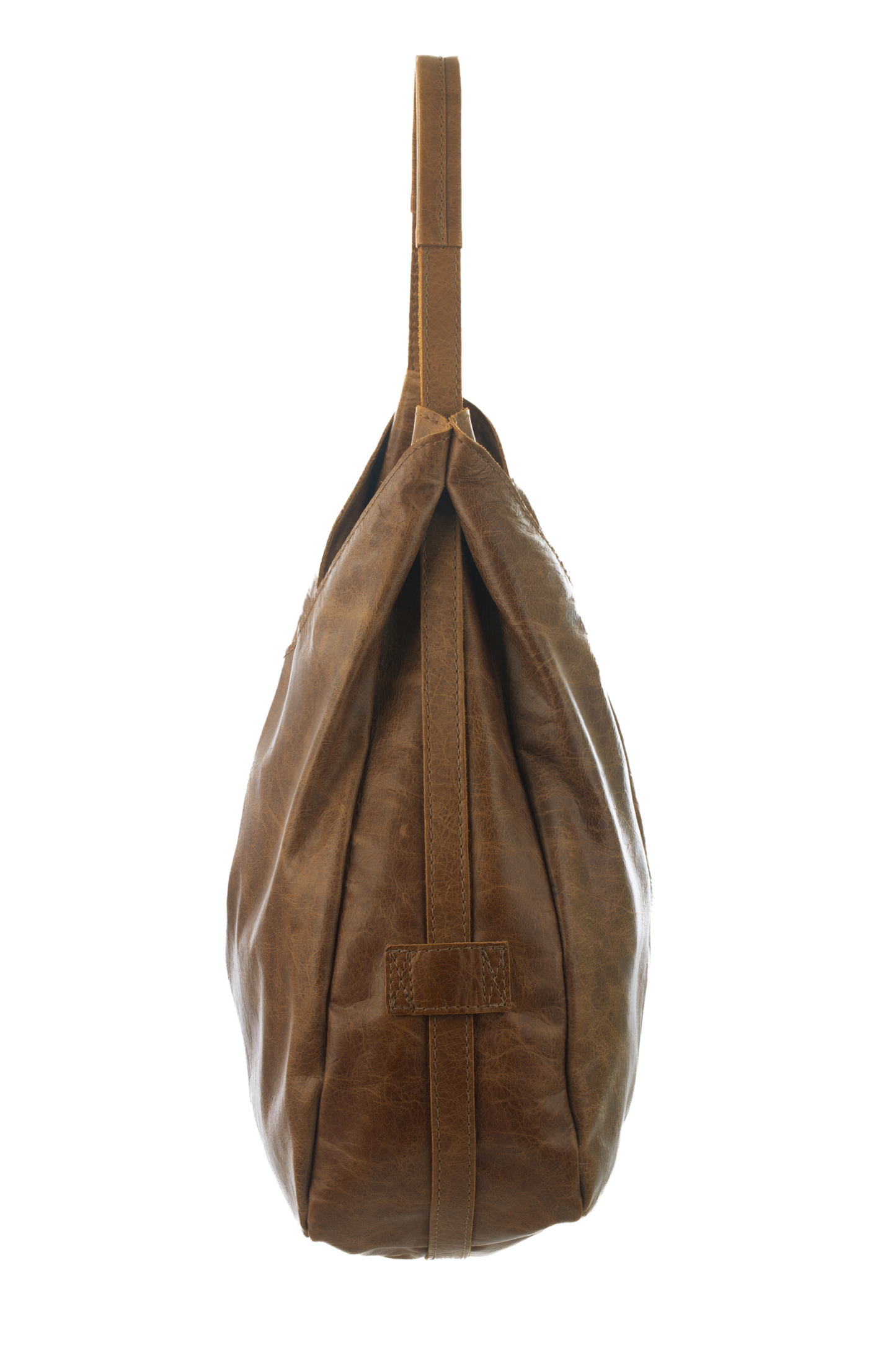Bolsa 1983 Fivela - Couro Natural Chocolate
