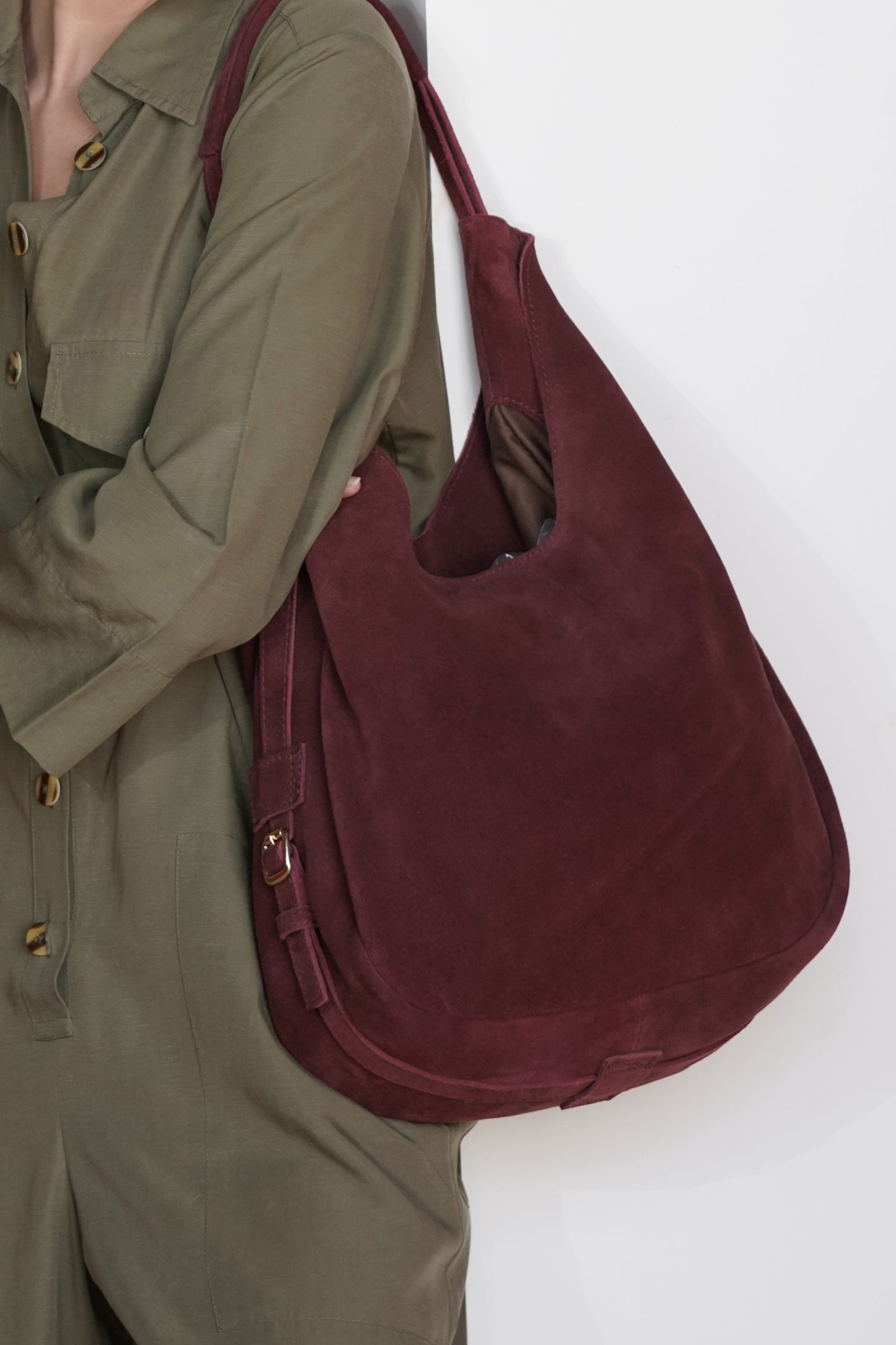 Bolsa 1983 Fivela - Burgundy