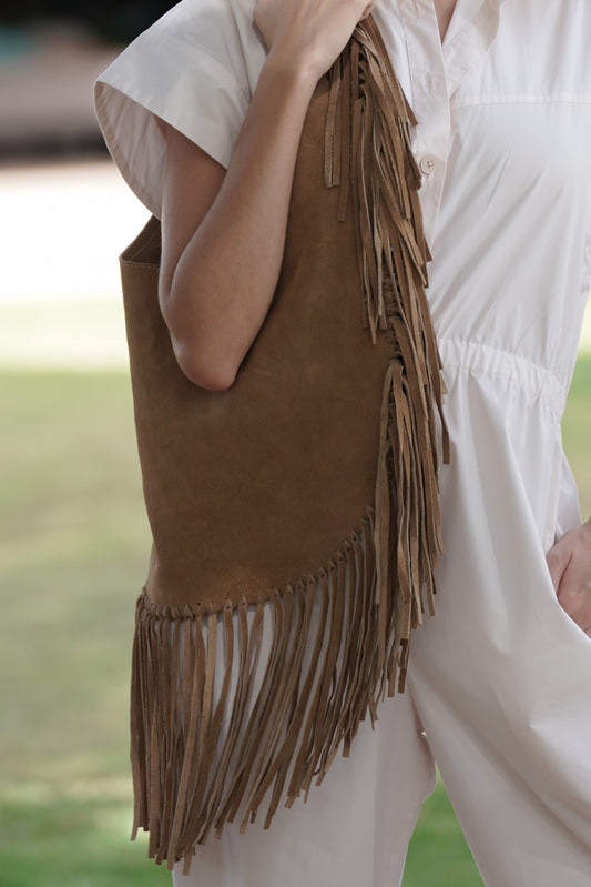 Bolsa 1960 Franja - Caramelo