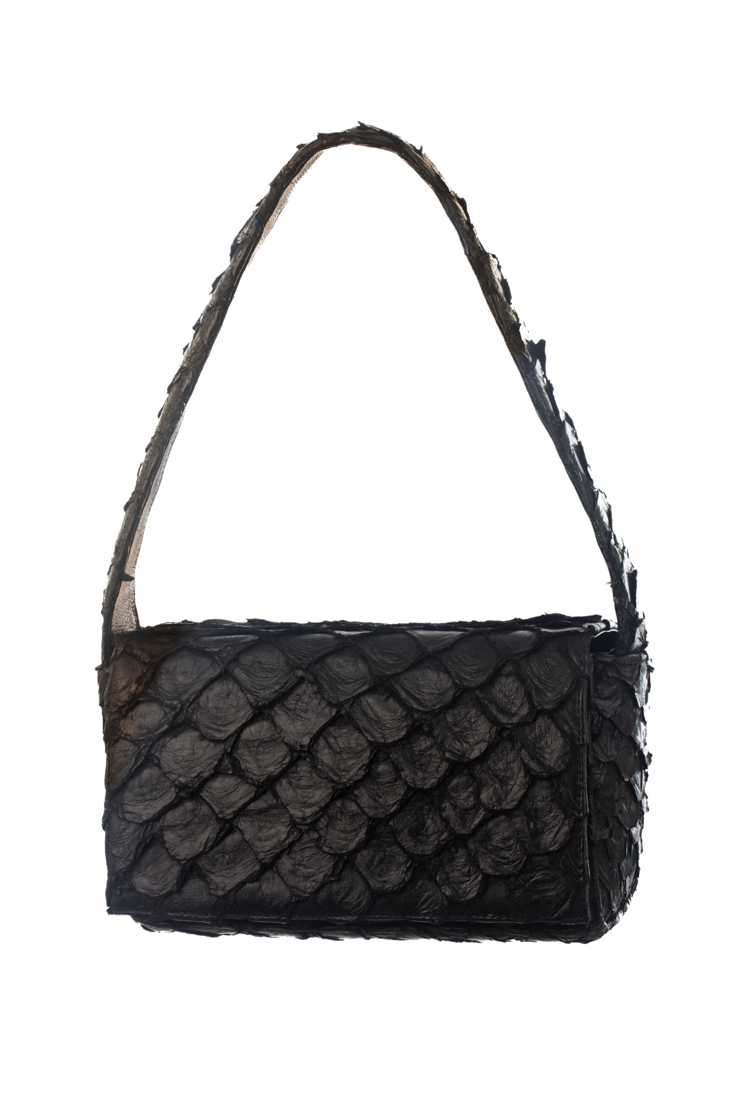 Bolsa Clássica - Pirarucu Preta