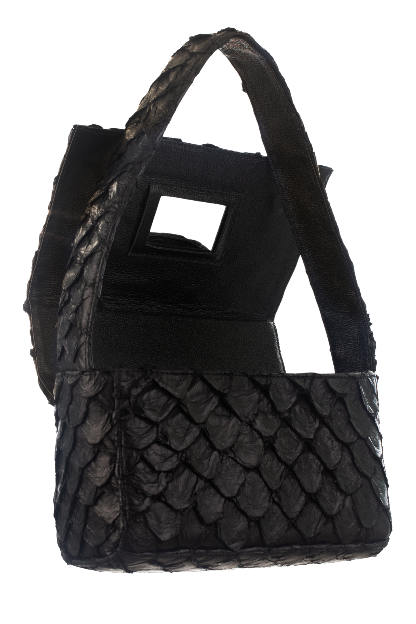 Bolsa Clássica - Pirarucu Preta