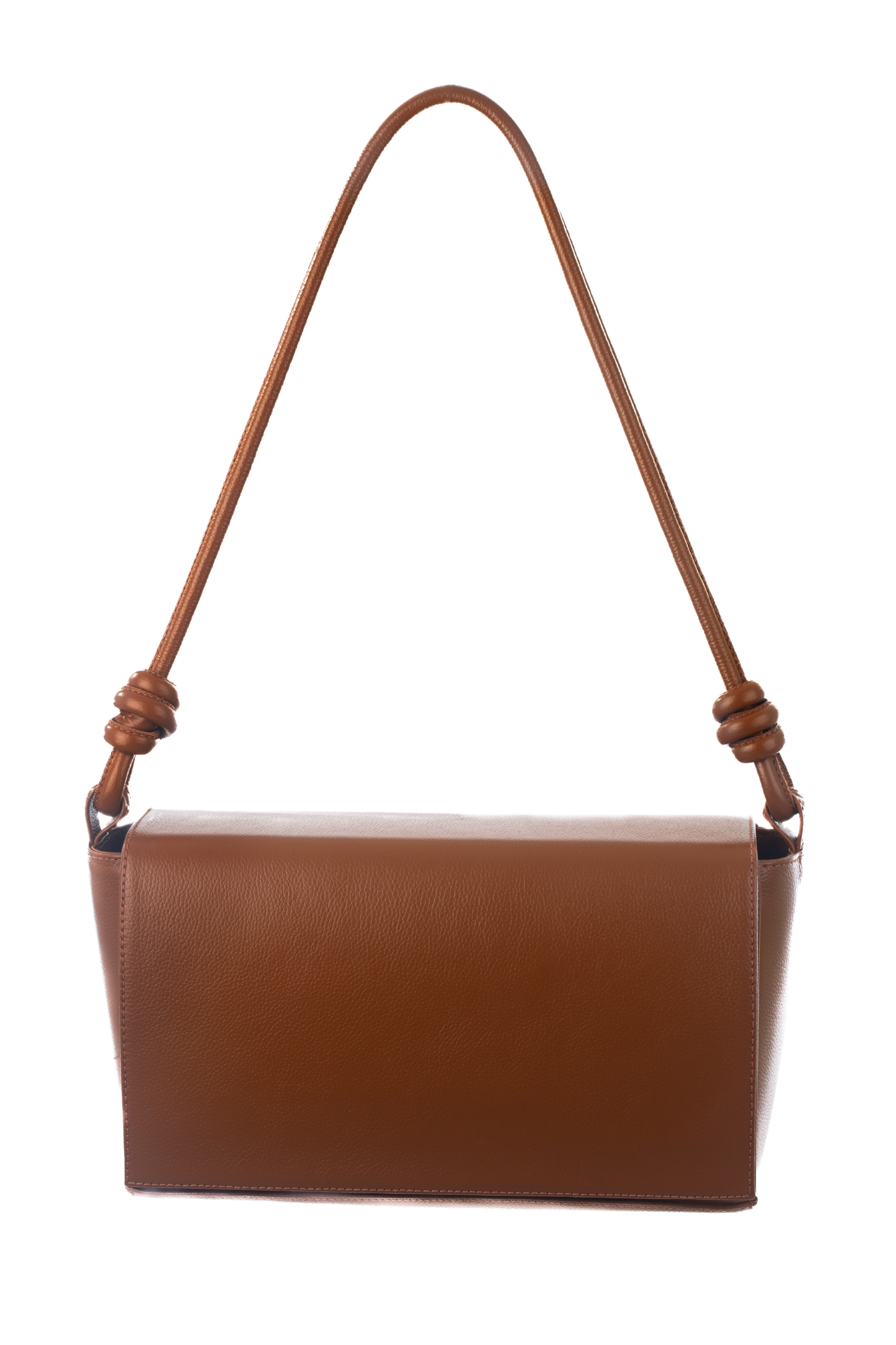 Bolsa Clássica - Couro Liso Caramelo