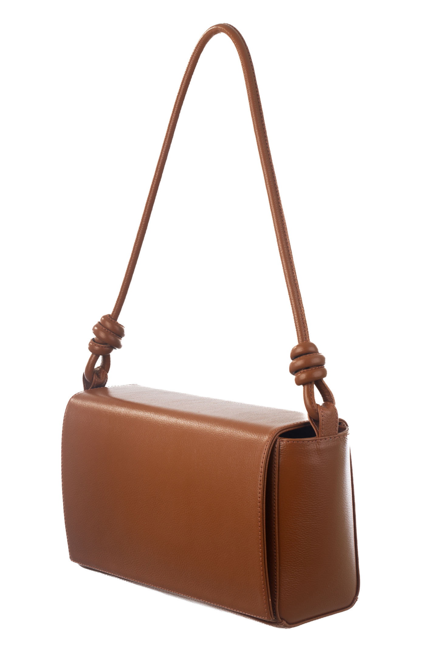 Bolsa Clássica - Couro Liso Caramelo