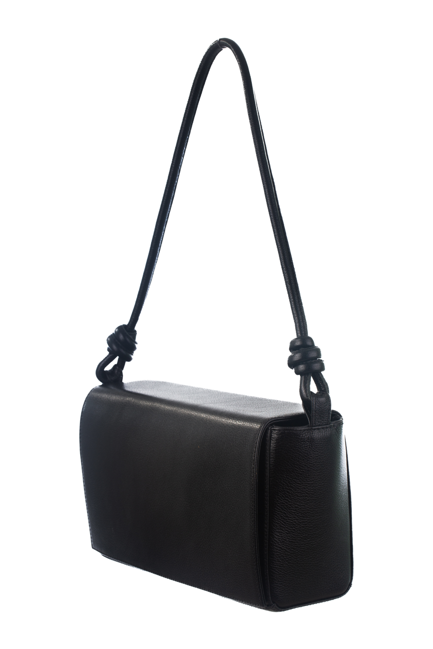 Bolsa Clássica - Couro Liso Preta