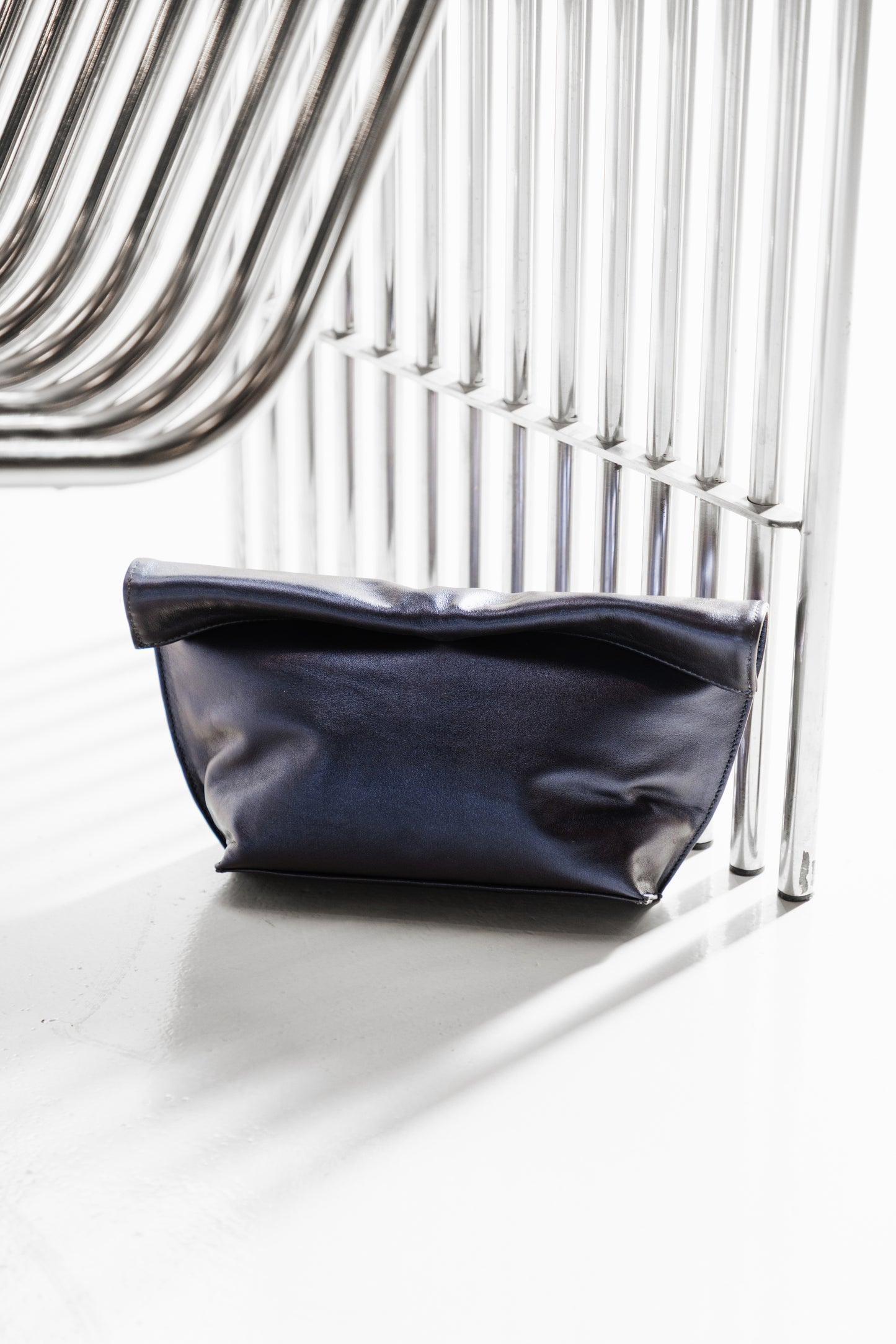 Bolsa Le Sac Petit - Azul Metalizado