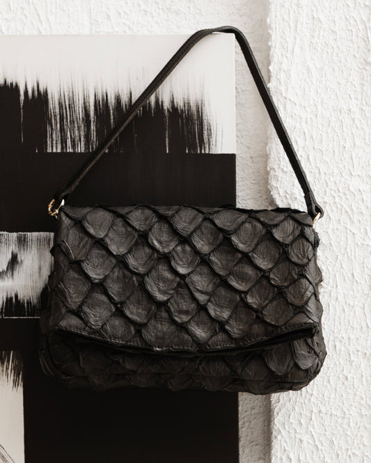 Bolsa Susannah - Pirarucu Preta