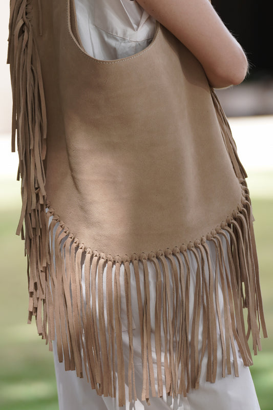 Bolsa 1960 Franja - Nude