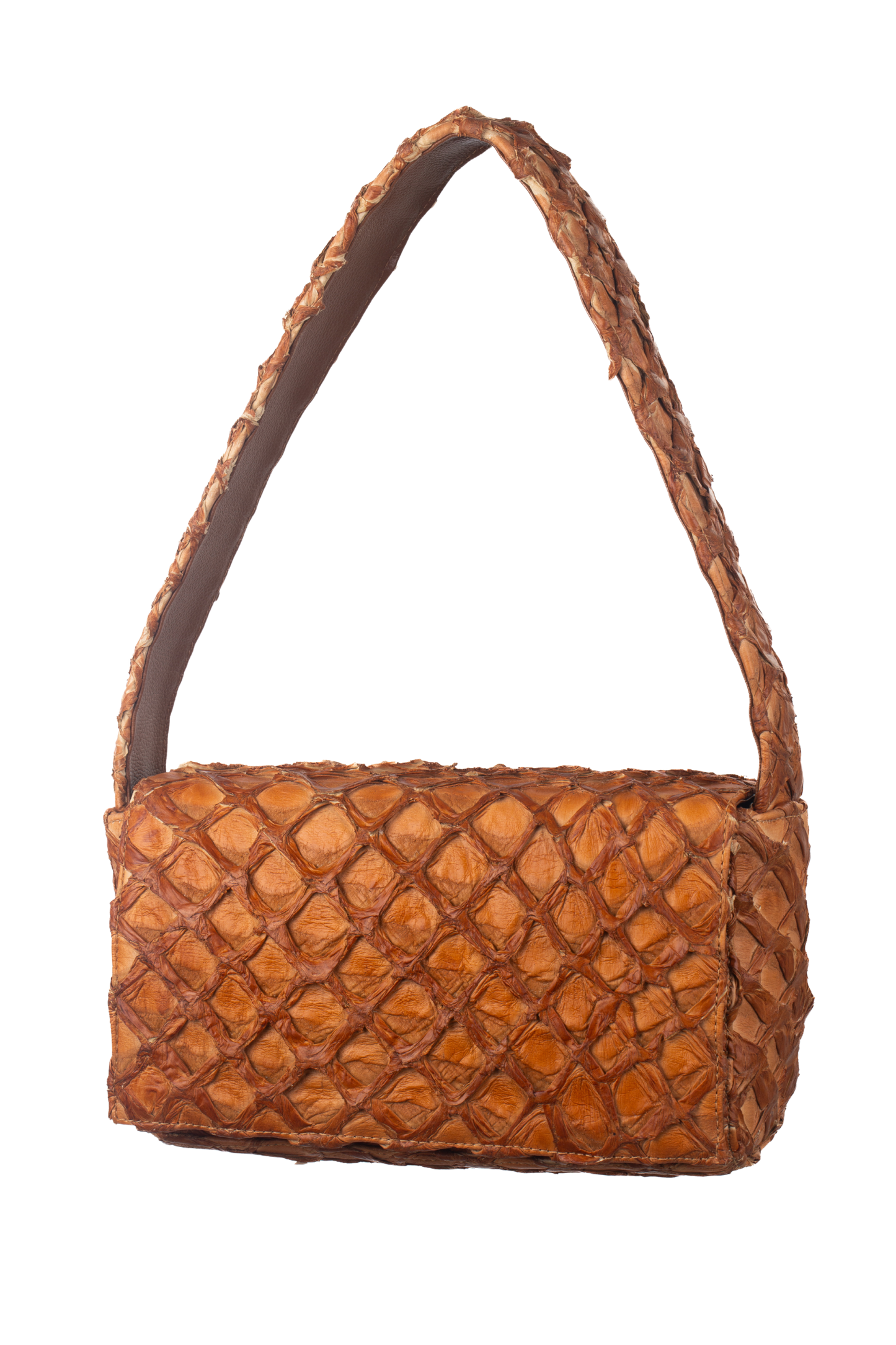 Bolsa Clássica - Pirarucu Caramelo