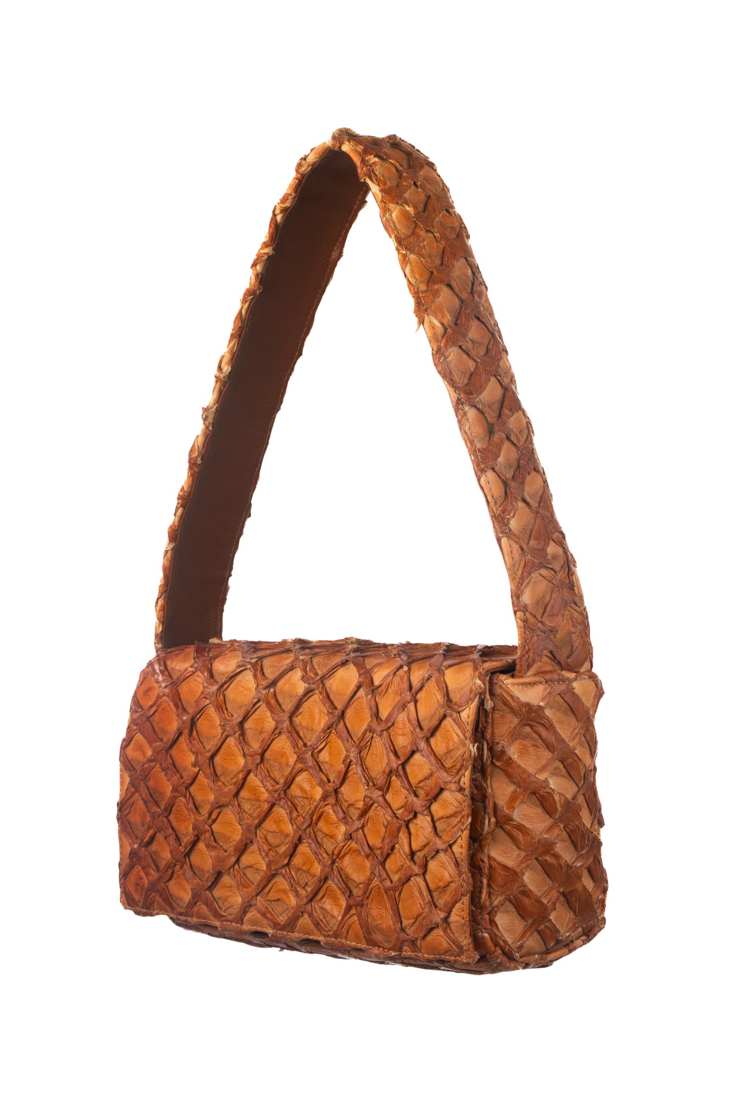 Bolsa Clássica - Pirarucu Caramelo