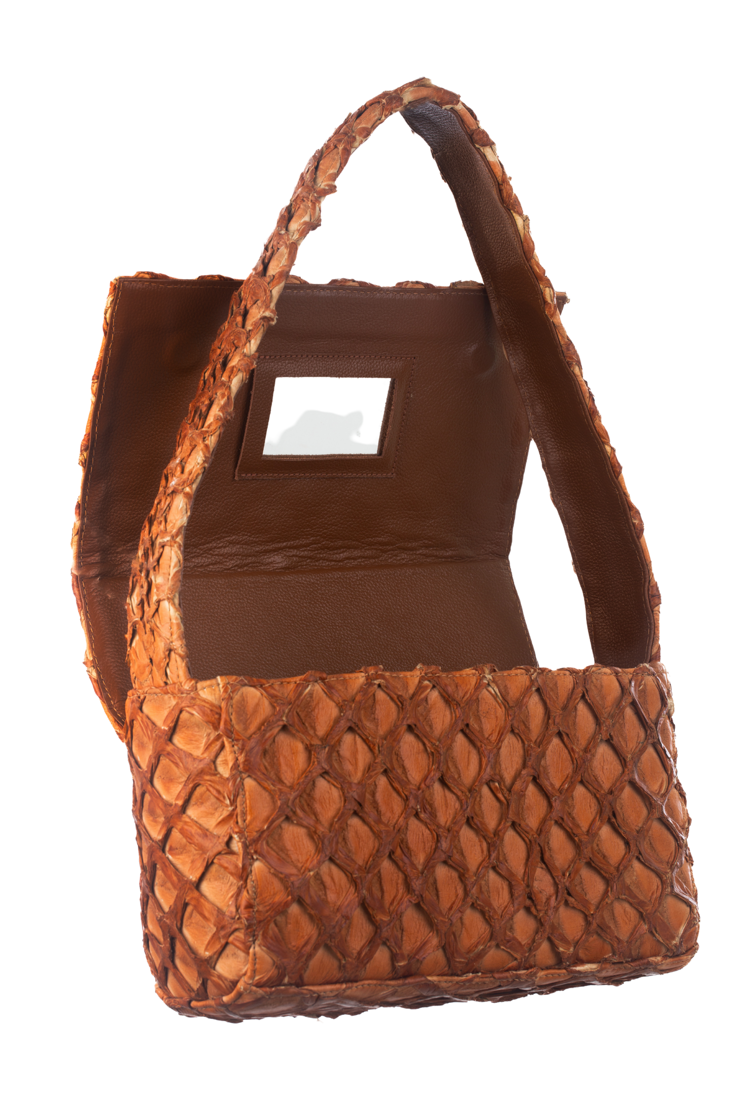 Bolsa Clássica - Pirarucu Caramelo