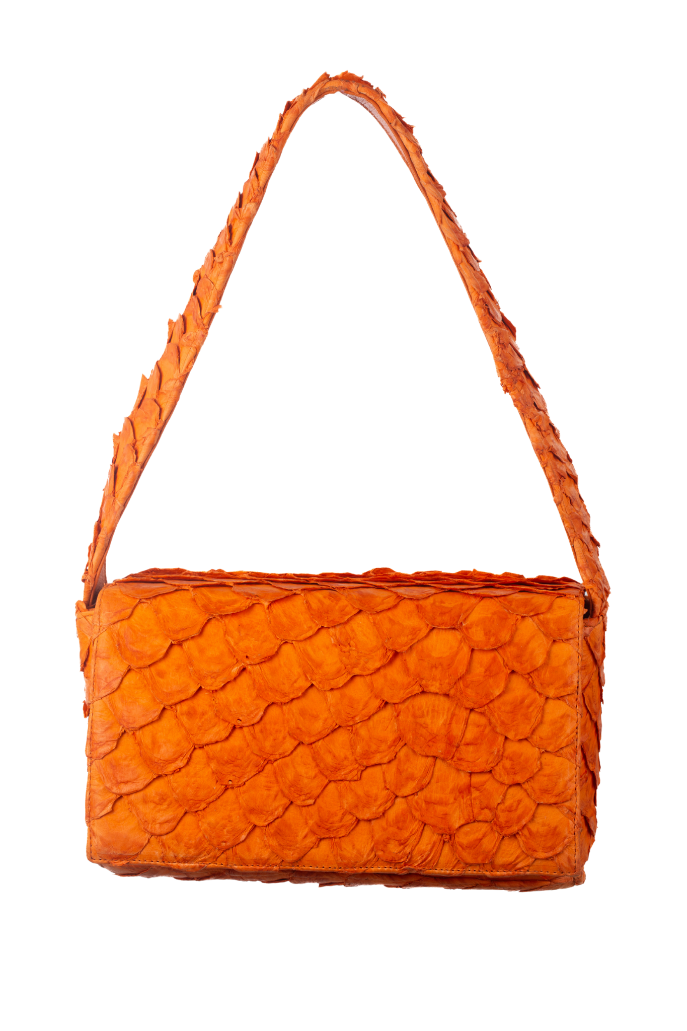 Bolsa Clássica - Pirarucu Laranja