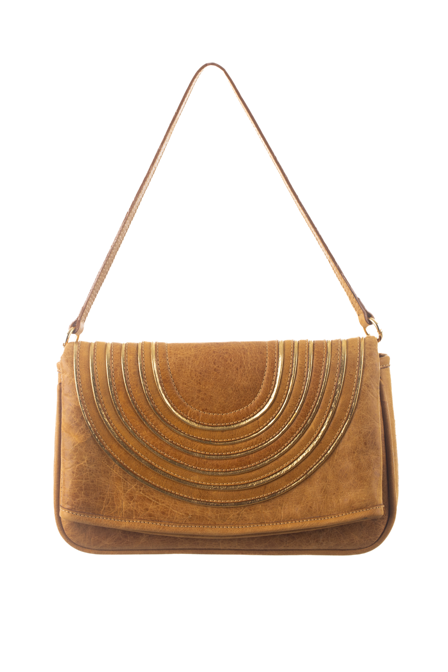 Bolsa Susannah - Couro Natural Mel