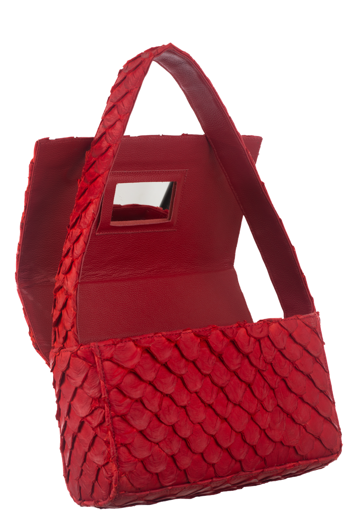 Bolsa Clássica - Pirarucu Vermelha