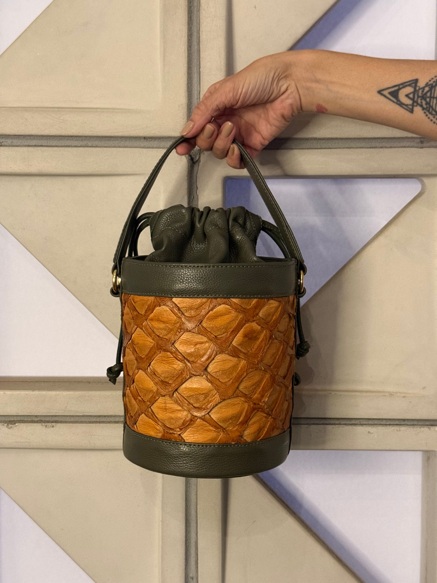 Bolsa Debby Pirarucu - Verde