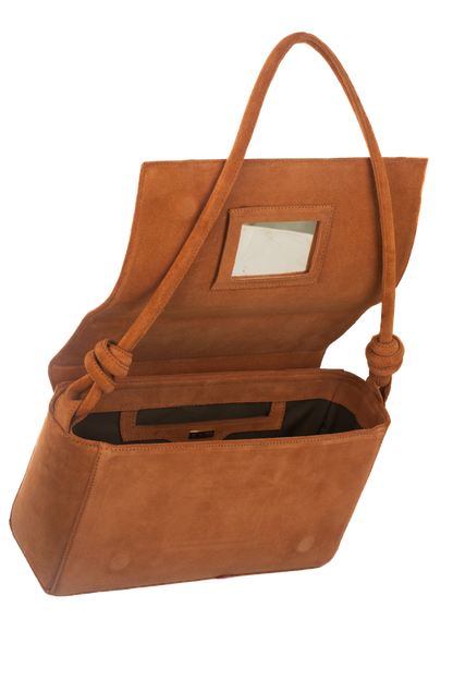 Bolsa Clássica - Camurça Caramelo