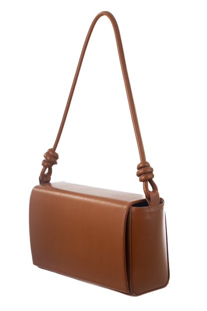 Bolsa Clássica - Couro Liso Caramelo