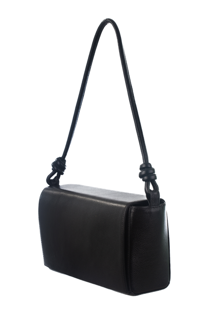 Bolsa Clássica - Couro Liso Preta