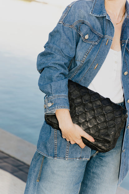 Bolsa Susannah - Pirarucu Preta