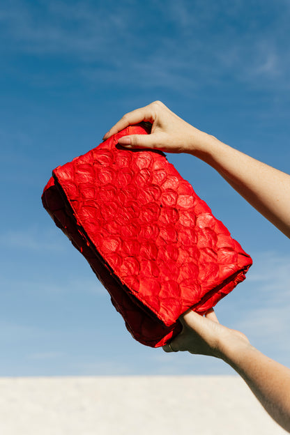 Bolsa Susannah - Pirarucu Vermelha