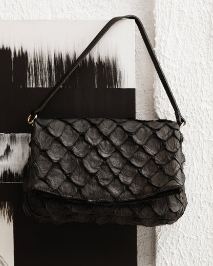 Bolsa Susannah - Pirarucu Preta