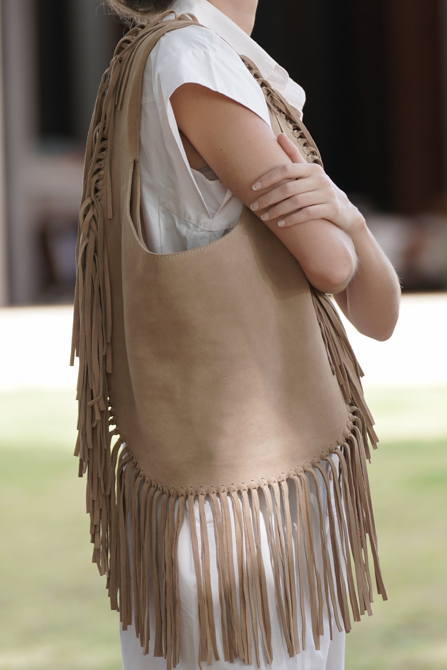 Bolsa 1960 Franja - ⁠Nude