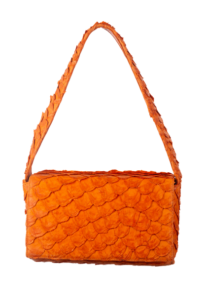 Bolsa Clássica - Pirarucu Laranja