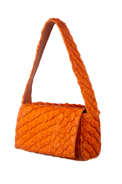 Bolsa Clássica - Pirarucu Laranja