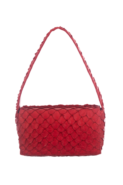 Bolsa Clássica - Pirarucu Vermelha