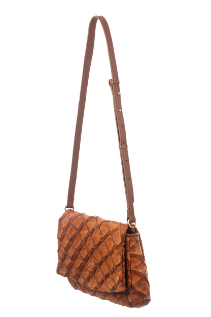 Bolsa Susannah - Pirarucu Caramelo