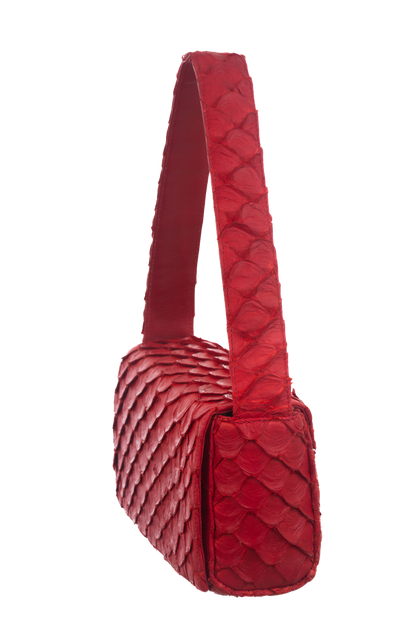 Bolsa Clássica - Pirarucu Vermelha